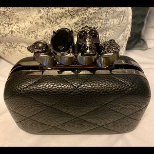 Black Clutch knuckle Purse